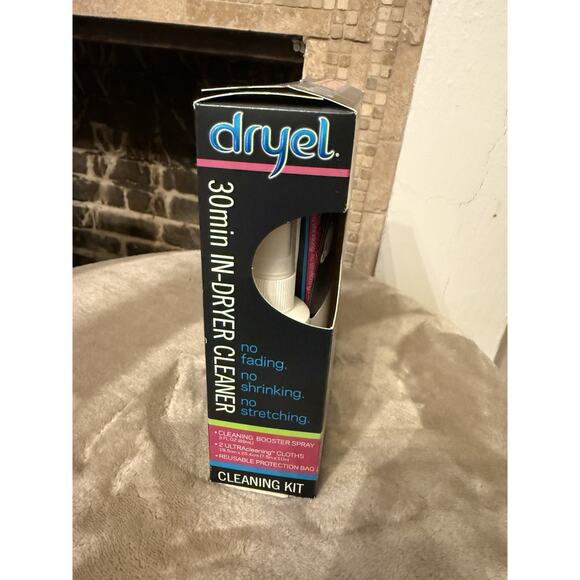 Dryel 30 min In-Dryer Cleaner Booster 2 Loads Kit New Sealed - Picture 2 of 6
